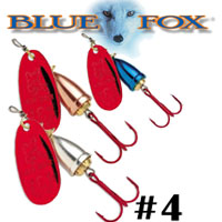 Blue Fox Vibrax Classic Bleeding #4 (BFRH4)