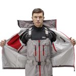 Куртка Nova Tour Fisherman "Коаст Prime" (Серый/красный, S)