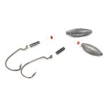 Техасская оснастка Zettech (оливка) вес 28гр; дл. 25см, нагр.10кг, упак. 2шт. (ZTTCH-Txs-olv-28g-25cm-2)