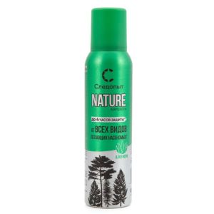 Репеллент Следопыт Nature c алоэ вера, от всех видов летающих насекомых, аэрозоль, 150 мл