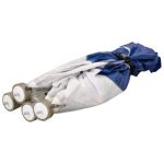 Палатка зимняя куб Следопыт 1,5 х1,5 м, Oxford 210D PU 1000, S по полу 2,2 кв.м, цв.синий/белый с принт29 (PF-TW-29)