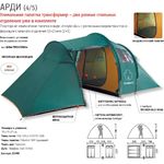 Палатка Greenell "Арди 4/5"