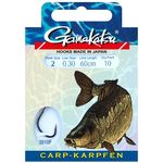 Крючок Gamakatsu BKS-3510F Carp 60см №6 d поводка 022 (10шт.)