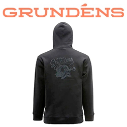 Grundens Displacement DWR Hoodie, Solid Black