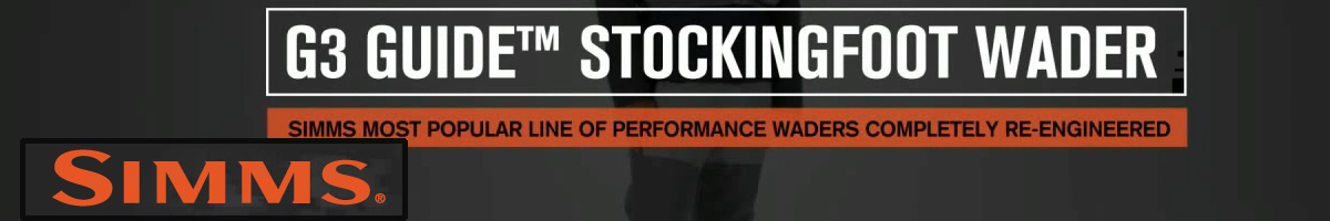 Simms G3 Guide Stockingfoot Cinder