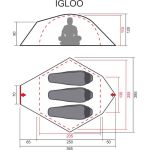 Туристическая палатка автомат Maverick Igloo Solar Control