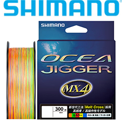 Shimano Ocea Jigger MX4 PE PL-O14X 10M*5C