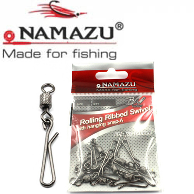 Namazu Rolling Ribbed Swivel With Hanging Snap-A
