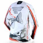 Футболка c длинным рукавом Volga Baits Favorite Zander Bones Red&Black р.54
