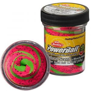 Паста форелевая фруктовая красно зеленая Berkley Trout Bait Fruits Арбуз цвет MUNCHY MELON