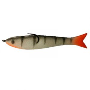 Мормыш Рыбка неперфорированная 8 см, цв. 02 бело-черная PFN8-02 5 шт