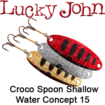 Lucky John Croco Spoon Shallow Water Concept 15