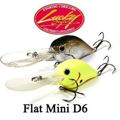 Lucky Craft Flat Mini D6 