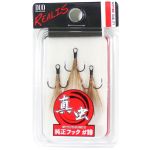Крючок тройной с опушкой DUO Realis Shinmushi Hook #10 Brown (3шт)