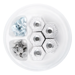Шипы Grundens Hexagrip Alloy Cleats & Carbide Stud Pack Silver