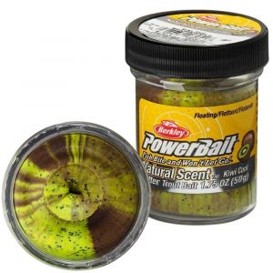 Паста форелевая фруктовая зелено коричневая Berkley Trout Bait Fruits Киви цвет KIWI COOL