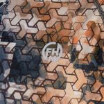 Футболка FHM Mark Evo V2 Принт серо-оранжевый/серый р.S