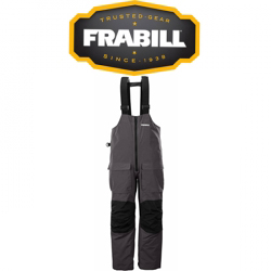 Frabill F2 Surge RainSuit Bib Grey