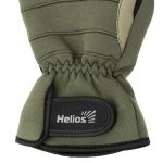 Перчатки рыбацкие Helios Fisher неопреновые на липучке, цв. хаки р.M (HS-HY-D13-M)