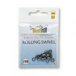 Вертлюжки DreamFish Rolling Swivel #3 10 шт/уп
