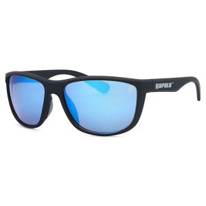 Очки поляризационные Rapala Wahoo Matte Black Blue Mirror
