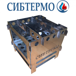 Печь щепочница "Сибтермо" нержавейка