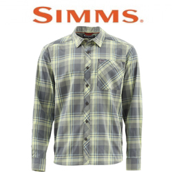 Simms Outpost LS Shirt, Storm Plaid