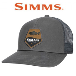 Simms Trout Patch Trucker, Carbon