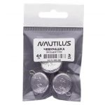 Грузило Nautilus "Чебурашка Эксцентрик" съёмное ухо 44гр (уп.3шт)
