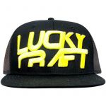 Кепка Lucky Craft Flat POP - Black and Yellow/черный-желтый
