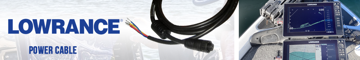 Lowrance Power Cable 2m (6.5ft) (000-00128-001)