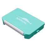 Коробка для снастей Narval Fishing Storage Box 205x140x38mm #Aquamarine&White
