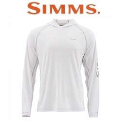 Simms SolarFlex Hoody Print White