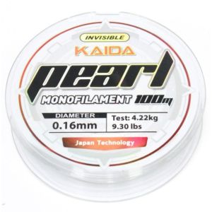 Леска Kaida PEARL прозрачная 100м 0,12мм 2,81кг