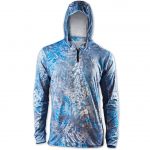 Худи мужская Veduta Air серия UPF50+ Reptile Skin Blue р.3XL