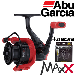 Abu Garcia MAX X (с плетеной леской)