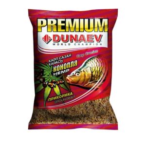 Прикормка "DUNAEV-PREMIUM" 1кг Карп-Сазан Конопля