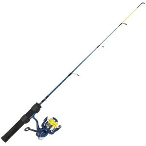 Зимняя удочка с катушкой Rapala Squall и намотанной леской Sufix Ice 71см. Medium