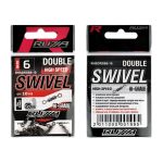 Вертлюг двойной Ruzza High Speed Double Rolling Swivel Black №6 10шт