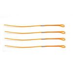 Коннектор Rio Braided Loops 4 Pack with Tubing Regular Lines 3-6 Orange