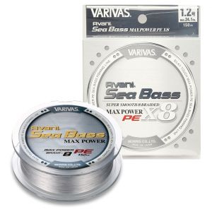 Плетеный шнур Varivas Avani SeaBass Max Power PE x8 Stealth Gray 150m #1.2