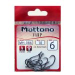 Крючок Mottomo Carp 086 Nickel black №6 (10 шт)