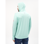 Футболка с длинным рукавом и капюшоном Extreme Fishing Passion UPF 50+ цвет Mint Green размер XXL