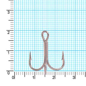 Крючок тройник Kaida CRANE Treble HookTeflonTreated H331 #6 26шт