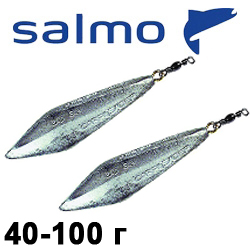 Salmo Торпеда граненое с кольцом и вертлюгом