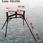 Стойка Colmic Bar Roller: Oblique-Double (4 Gambe) (RULA06)
