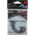Крючок офсетный Koi Wide Range Worm, размер 5/0 (INT), цвет BN, (10 шт.)