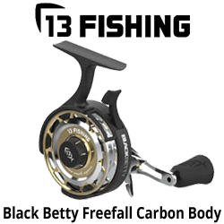13 Fishing Black Betty Freefall Carbon Body