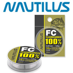Nautilus FC Fluorocarbon 100% Clear 25м