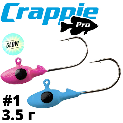 Crappie Pro Mo Glo Jig 1/8 oz